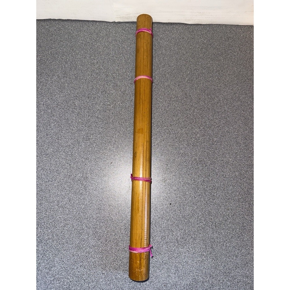 Vintage Rain stick Made In India . Pink Ombré Thread Band , Healing Meditative